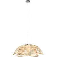 LINDBY Hanglampe , Ilajus, dimbare, Hout, Woonkamer, Bamboe, Boho