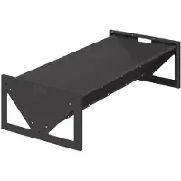 vidaXL Voerbakken voor vee, zwart, 108 x 50 x 28 cm, capaciteit 10 kg
