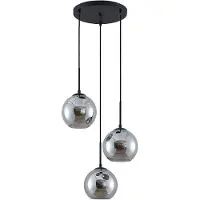 LINDBY Hanglampe , Jurian, dimbare, Grijs, Woonkamer, Glas, Modern