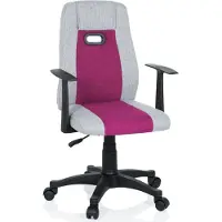 Hjh OFFICE KIDDY EXTRA - Kinder bureaustoel Grijs / Roze
