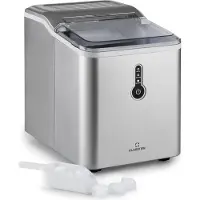 Klarstein Chillout ijsblokjesmachine kogelijs 12kg/24h watertank: 1,5 L zilver