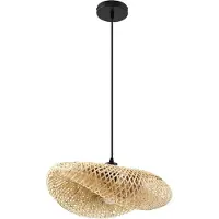 LINDBY Hanglampe , Eleane, dimbare, Hout, Woonkamer, Bamboe, Landhuis / Rustiek
