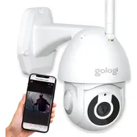 Gologi Superior Outdoorcamera - Buiten camera met nachtzicht - Beveiligingscamera met kabel - Security camera - 3MP - Met wifi en app - Wit