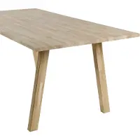 Woood Tablo Tafelblad Incl. A-Poot - Onbehandeld - Eiken - 74,4x180x90