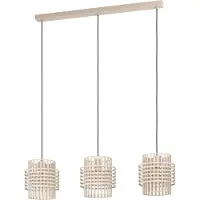 Eglo 390147 Oltamar Hanglamp Staal Zand - 3 x E27