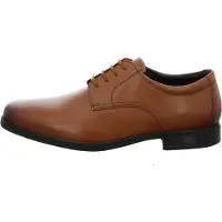 Clarks Clarksvoor mannen. 26162017 Howard Walk bruin leren schoenen (42), Leer, Plat, Veters, Casual