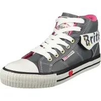 BK - Roco Dames Sneakers Hoog - Maat 39 - Grijs - Vrouwen Schoenen