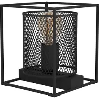 Eglo Tafellamp Catterick, zwart, Woon-/ Eetkamer, metaal, Modern, Tafellamp