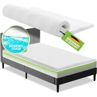 Juskys Topper / Matrastopper / Topmatras - 160 x 200 cm - H2 / H3 - Traagschuim