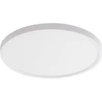 LINDBY Slimme plafondlamp Denora, dimbaar, wit / opaal, Woon-/ Eetkamer, Kunststof, Modern, Slimme plafondlamp