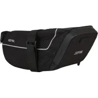 Zéfal Z Light Pack L Zadeltas – Fietstas Zadel – 1.4 L – Waterdichte Rits – Licht – Zadelpen Bevestiging – Polyester – Zwart