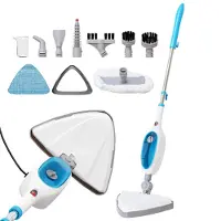 Strex 12 in 1 - Stoomreiniger/Handstomer - 1600W - Wit/Blauw