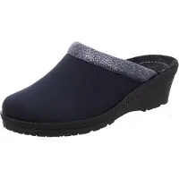 Rohde Neustadt-50 Damenschuhe Hausschuh Blau Freizeit