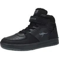 Kangaroos K-CP Bound Mid EV hoge unisex kindersneaker warme voering zwart