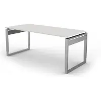 Kerkmann Büromöbelfabrik Bureau Workspace 180cm wit hoogte verstelbaar