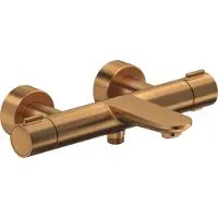 Duravit Wave - Thermostatische badkraan, geborsteld brons WA5220000004