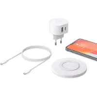 XLayer Fast Charging Starter-Set Lightning Kabel + Wireless Pad