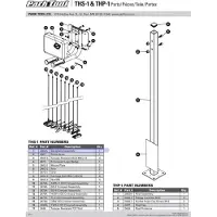 Park Tool Thp-1 Mounting Post Werkbank