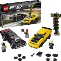 LEGO Speed Champions 2018 Dodge Challenger SRT Demon en 1970 Dodge Charger R/T 75893