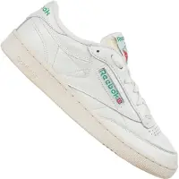 Reebok Sneakers laag 'Club C 85' navy / lichtgroen / vuurrood / natuurwit