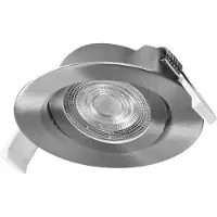 Osram HOMELIGHTING 4099854595554 Plafondspot, LED-plafondspot Satijn-nikkel