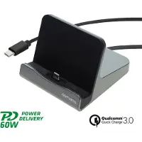 4smarts Bureaulader 60 W USB-C Quick Charge 3.0, USB PD Grijs Binnen USB Power Delivery (USB-PD)