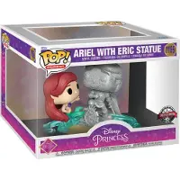 Disney Funko Ariel The Little Mermaid - POP! Moment Ultimate Princess - Ariel & Statue Eric 9 cm Verzamelfiguur - Multicolours