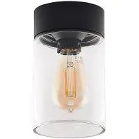 Arcchio Buitenverlichting , Liljana, dimbare, Zwart, Glas, Modern