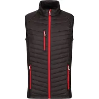 Regatta - Weste Hybrid voor heren, model RG9422 (maat S), zwart/rood
