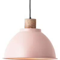Brilliant Hanglamp Erena, dimbaar, paars / roze / rose, Woon-/ Eetkamer, metaal, Modern, hanglamp