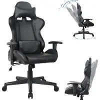 Vdd Gamestoel Thomas - bureaustoel racing gaming - ergonomisch - zwart