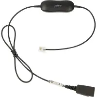 Jabra GN1216 - Headset-Kabel - Quick Disconnect Stecker zu RJ-9 männlich Telefoonheadset kabel 0 m Zwart