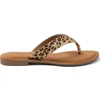 Lazamani Slippers Dames Beige Ponyhaar Maat 36
