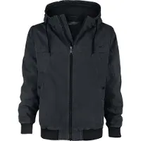Brandit Winterjas - Raimon - S tot XXL - voor Mannen - zwart - Maat XL