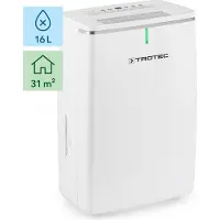 Trotec TTK 53 E - Luchtontvochtiger - 16L per dag - Wit