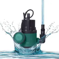 Vonroc Dompelpomp 300W – 6500l/h | Voor schoon en lichtvervuild water