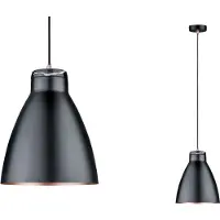Paulmann Neordic Rolad 79609 Hanglamp LED E27 20 W Koper (mat), Zwart (mat)