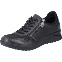 Rieker Sneakers freizeitschoen, lage schoen, veterschoen met losse zachte inlegzool