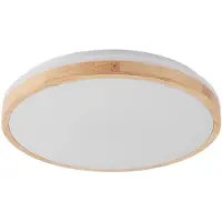 LINDBY Plafondlamp , Emiva, dimbare, Hout, Woonkamer, Hout, Modern