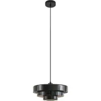 LINDBY Hanglampe , Tivra, dimbare, Zwart, Woonkamer, Metaal, Vintage / Retro