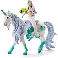 Schleich bayala, Zeemeermin Eenhoorn Speelgoed voor Meisjes en Jongens, Zeemeermin op Zee Eenhoorn, 5+