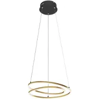 LINDBY Hanglampe , Davian, dimbare, Goud / Messing, Woonkamer, Aluminium, Modern