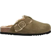 Scholl Klomp Women Fae New F Suede Sa Khaki-Schoenmaat 40