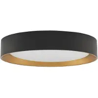 LINDBY Plafondlamp , Kambia, Zwart, Woonkamer, Aluminium, Modern