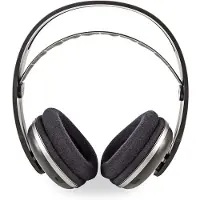 Nedis draadloze stereo over-ear RF hoofdtelefoon met oplaadstation / zwart