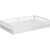 VitaliSpa Kinderbed Minno Wit 120x200 met matras, Model 57756