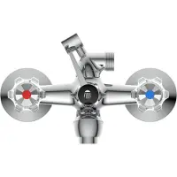 Schutte Savino Badkraan - Mengkraan - Hartafstand 150 mm - Chroom