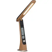 Globo Bureaulamp Averie Hout Met Klok