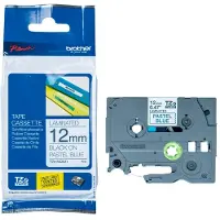 Brother TZe-MQ531 Labeltape pastel Kunststof Tapekleur: Pastelblauw Tekstkleur: Zwart 12 mm 4 m