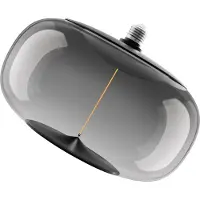 Ledvance LED Vintage Big Elipse E27 12W 818 Filament rook dimbaar 12W,, alu / grijs / zink, Kunststof, E27 LED-lamp